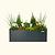 17" Tall 27" x 53" Modern Metal Raised Garden Bed |Vego Garden|Midnight Blue