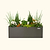 17" Tall 27" x 53" Modern Metal Raised Garden Bed |Vego Garden|Urban Charcoal