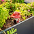 32" Tall Modern 42" x 42" Metal Raised Garden Bed - With Intermediate Floor