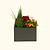 17" Tall 27" x 83" Modern Metal Raised Garden Bed |Vego Garden|Urban Charcoal
