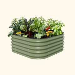 vego-garden-17-tall-4-in-1-small-modular-metal-raised-garden-bed-kit | Vego Garden