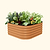 vego-garden-17-tall-4-in-1-small-modular-metal-raised-garden-bed-kit | Vego Garden
