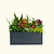 17" Tall 42" x 83" Modern Metal Raised Garden Bed |Vego Garden|Midnight Blue
