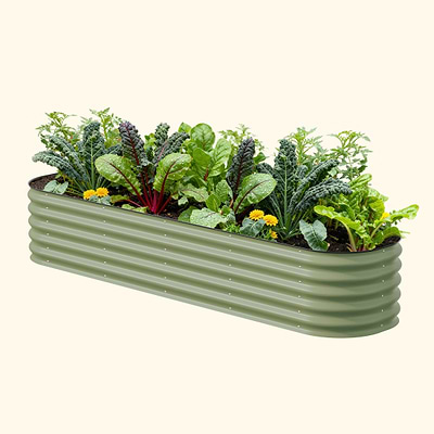vego-garden-17-tall-9-in-1-large-modular-metal-raised-garden-bed-kit | Vego Garden
