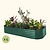 4-Pack 17" Tall 10 In 1 Modular Metal Raised Garden Bed Kit | BritishGreen