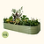 4-Pack 17" Tall 10 In 1 Modular Metal Raised Garden Bed Kit | Olive Green