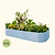 4-Pack 17" Tall 10 In 1 Modular Metal Raised Garden Bed Kit | Sky Blue
