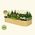 4-Pack 17" Tall 10 In 1 Modular Metal Raised Garden Bed Kit | Sunlit Oak