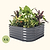 4-Pack 17" Tall 4 In 1 Small Modular Metal Raised Garden Bed Kit