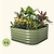 4-Pack 17" Tall 4 In 1 Small Modular Metal Raised Garden Bed Kit