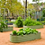 17 tall L-shaped metal garden container - Large Size | Vego Garden raised garden bed