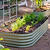 17" Tall 10 In 1 Modular Metal Raised Garden Bed Kit | Vego Garden | Olive Green