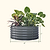 17" Tall 42" Round Modular Metal Raised Garden Bed Kit