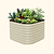 26" Tall 4 In 1 Small Modular Metal Raised Garden Bed Kit | Vego Garden