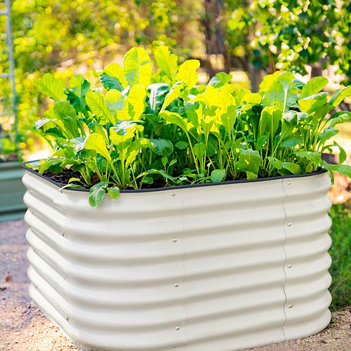 26" Tall 4 In 1 Small Modular Metal Raised Garden Bed Kit