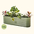 Vego Garden 26 Extra Talll 4-pack 9 In 1 Modular Metal Raised Garden Bed Kit-Olive Green