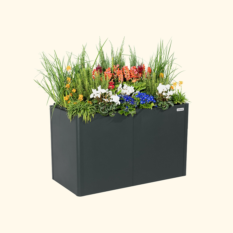 32" Extra Tall Modern 27" x 53" Metal Raised Garden Bed|Vego Garden| MidnightBlue 