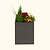 32" Extra Tall Modern 27" x 53" Metal Raised Garden Bed|Vego Garden| UrbanCharcoal 