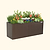 32" Extra Tall Modern 27" x 83" Metal Raised Garden Bed|Vego Garden| UmberBrown