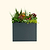32" Extra Tall Modern 42" x 42" Metal Raised Garden Bed|Vego Garden| MidnightBlue