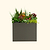32" Extra Tall Modern 42" x 42" Metal Raised Garden Bed|Vego Garden| UrbanCharcoal