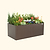 32" Extra Tall Modern 42" x 83" Metal Raised Garden Bed|Vego Garden| UmberBrown