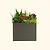 32" Extra Tall Modern 42" x 83" Metal Raised Garden Bed|Vego Garden| UrbanCharcoal