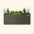 32" Extra Tall Modern 42" x 83" Metal Raised Garden Bed|Vego Garden| UrbanCharcoal