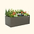 32" Extra Tall Modern 42" x 83" Metal Raised Garden Bed|Vego Garden| UrbanCharcoal