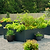 32" Tall Modern 83" x 83" L Shape Metal Raised Garden Bed 