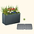 32" Extra Tall Modern 27" x 53" Metal Raised Garden Beds  - With Intermediate Floor