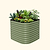 Vego Garden | 32" Extra Tall 4 In 1 Modular Metal Raised Garden Bed Kit | Olive Green