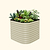 Vego Garden | 32" Extra Tall 4 In 1 Modular Metal Raised Garden Bed Kit | Olive Green