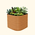 Vego Garden | 32" Extra Tall 4 In 1 Modular Metal Raised Garden Bed Kit | Olive Green