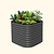 Vego Garden | 32" Extra Tall 4 In 1 Modular Metal Raised Garden Bed Kit | Olive Green