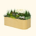 Vego Garden | 32" Extra Tall 10 In 1 Modular Metal Raised Garden Bed Kit | Sunlit Oak