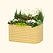 Vego Garden | 32" Extra Tall 6 In 1 Modular Metal Raised Garden Bed Kit | Sunlit Oak
