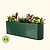 4-Pack 32" Extra Tall 9 In 1 Modular Metal Raised Garden Bed Kit British Green