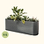 4-Pack 32" Extra Tall 9 In 1 Modular Metal Raised Garden Bed Kit Modern Gray