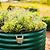 32" Extra Tall Round Metal Garden Bed | Vego Garden | Pearl White