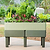EZCube Self-Watering Planter 21" x 48" Elevated - Sage Green