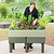 EZCube Self-Watering Planter 21" x 48" Elevated - Sage Green