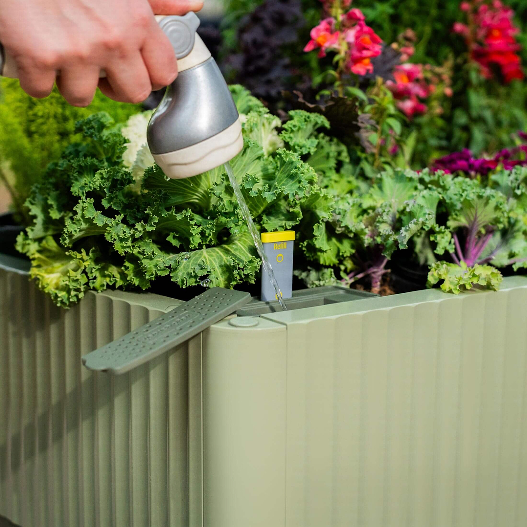 mini cube self-watering herb planter EZCube Self-Watering Planter 21" x 48"