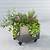 EZCube Self-Watering Rolling Planter 21” x 24”