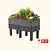 EZCube Self-Watering Planter 21" x 48" Elevated