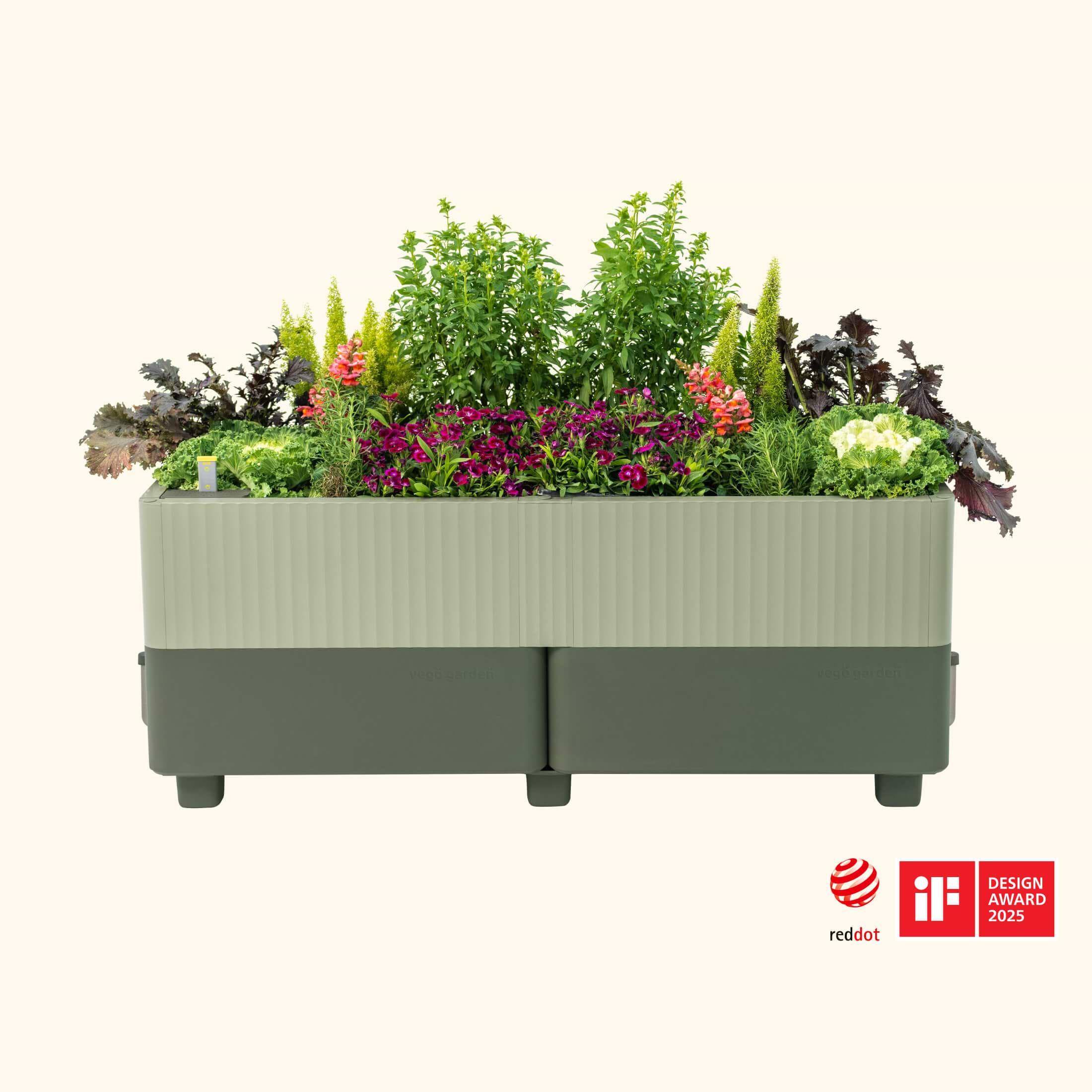 self watering planter pots EZCube Self-Watering Planter 21" x 48"
