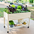 vego garden Elevated Garden Bed 2x4 with Wheels Pearl White Color