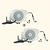2-Pack Retractable Hose Reel Set