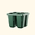Jumbo Seedling Tray - 5" x 5"