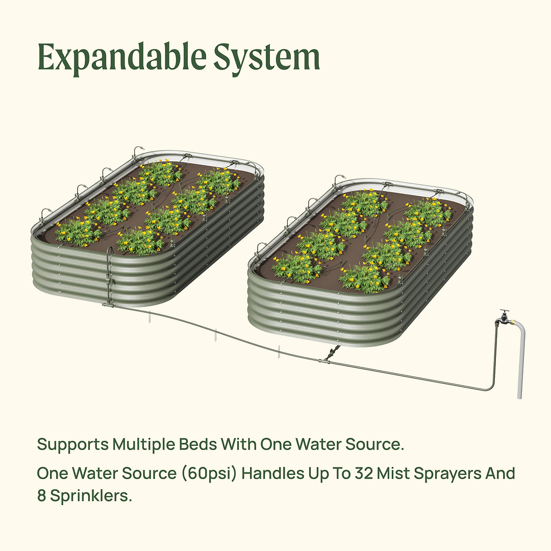 water spray system for garden Vego Irrigation Kit, Large